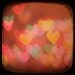 bokeh hearts I 5x5 ttv photo print - wedding art kids room wall decor engagement anniversary