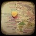 dream big hawaii custom candy heart map art 5x5 photo print - free shipping
