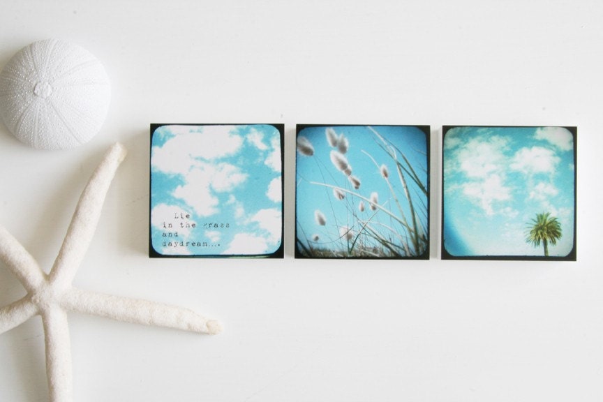 Summer Love - set of 9 photo blocks
