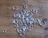 One Ounce Package Silver Plated Jump Ring Assortment Great Jewelry Supplies