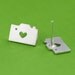 Camera Love Silhouette Necklace in Silver