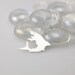 Great White Shark Silhouette Necklace in Silver
