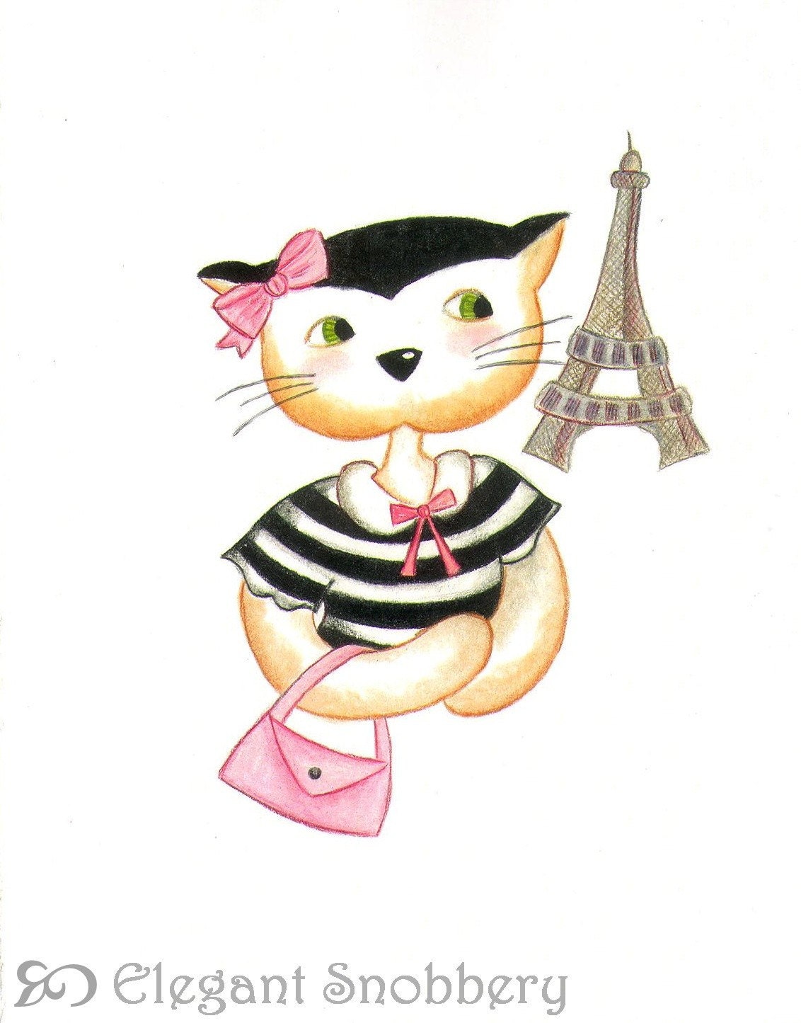 Sophie in Paris 8 x 10 Print