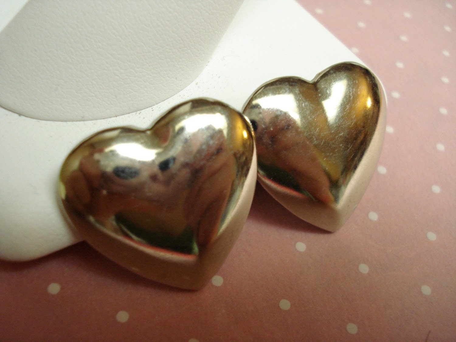 Vintage Heart Clip Ons