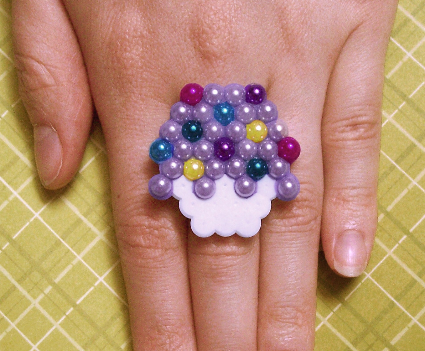 sprinkled cupcake ring