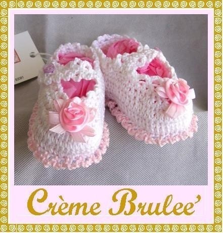 Creme Brulee -Delicious and Elegant Mary Jane for Baby 0-11 Mos (Size 1 or 2)