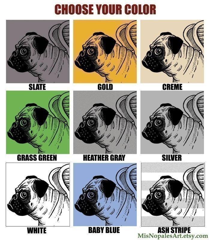 Flying Pug Mens T-Shirt Small, Medium, Large, XL in 9 Colors