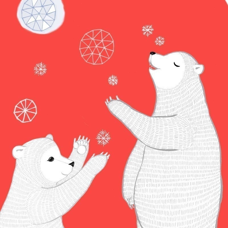Baby Snow Bears