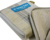 C1L SUN Nu Beige - Japanese Coin Purse, CHIBI case, Key ring Zip Yukiko Sato New York