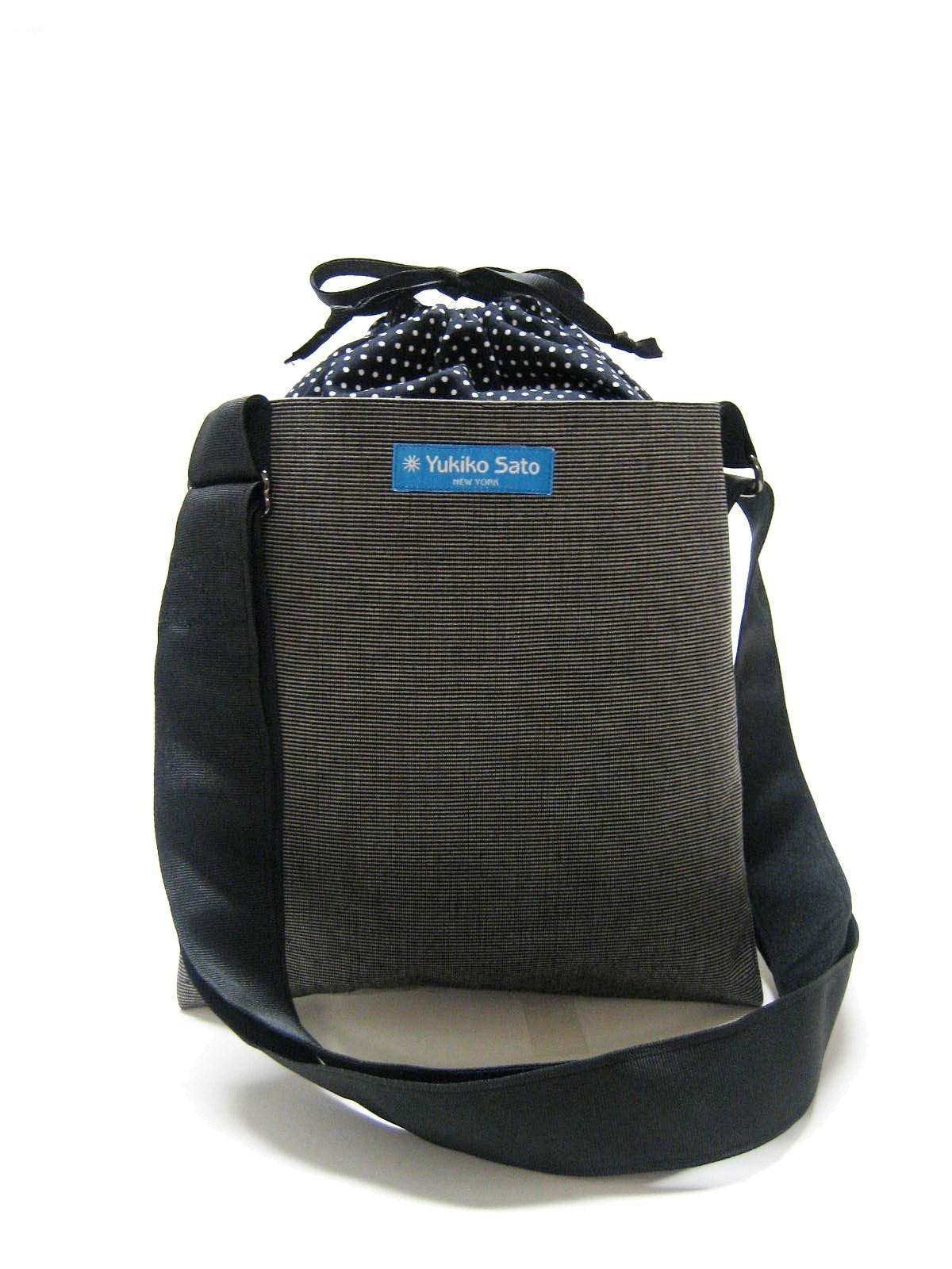 Convertible V1SL Vela TESAGE tote SUN CharcoChino 2008 edition Yukiko Sato Drawstring Closure Top