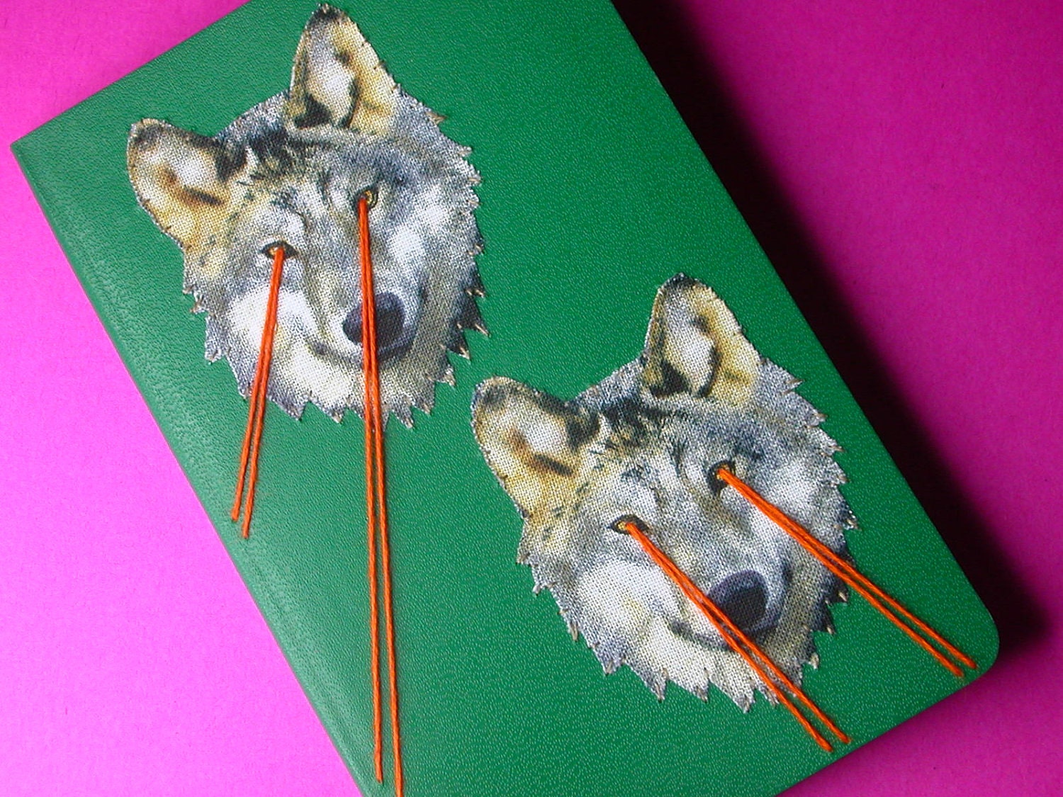 laser-eye wolves pocket notebook