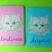 Bummer Kittens set of two pocket notebooks