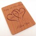 Anniversary Card - 5 Year Anniversary Wood Card - Personalized Engraving