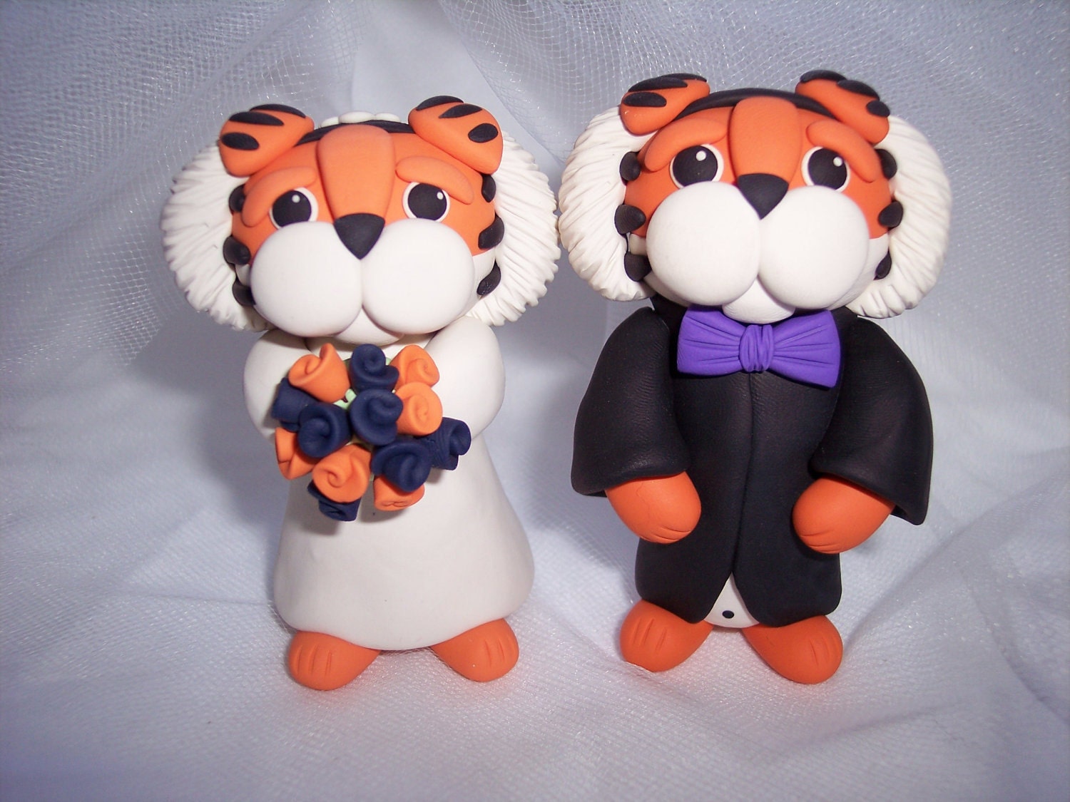 Auburn Wedding Cake Topper