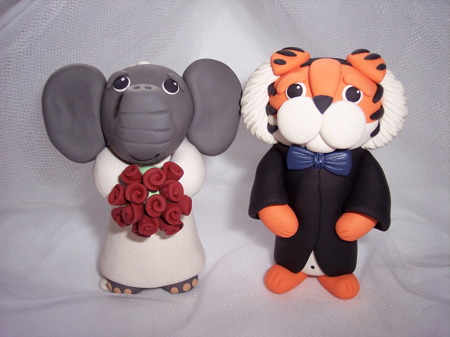 Auburn Wedding Cake Topper