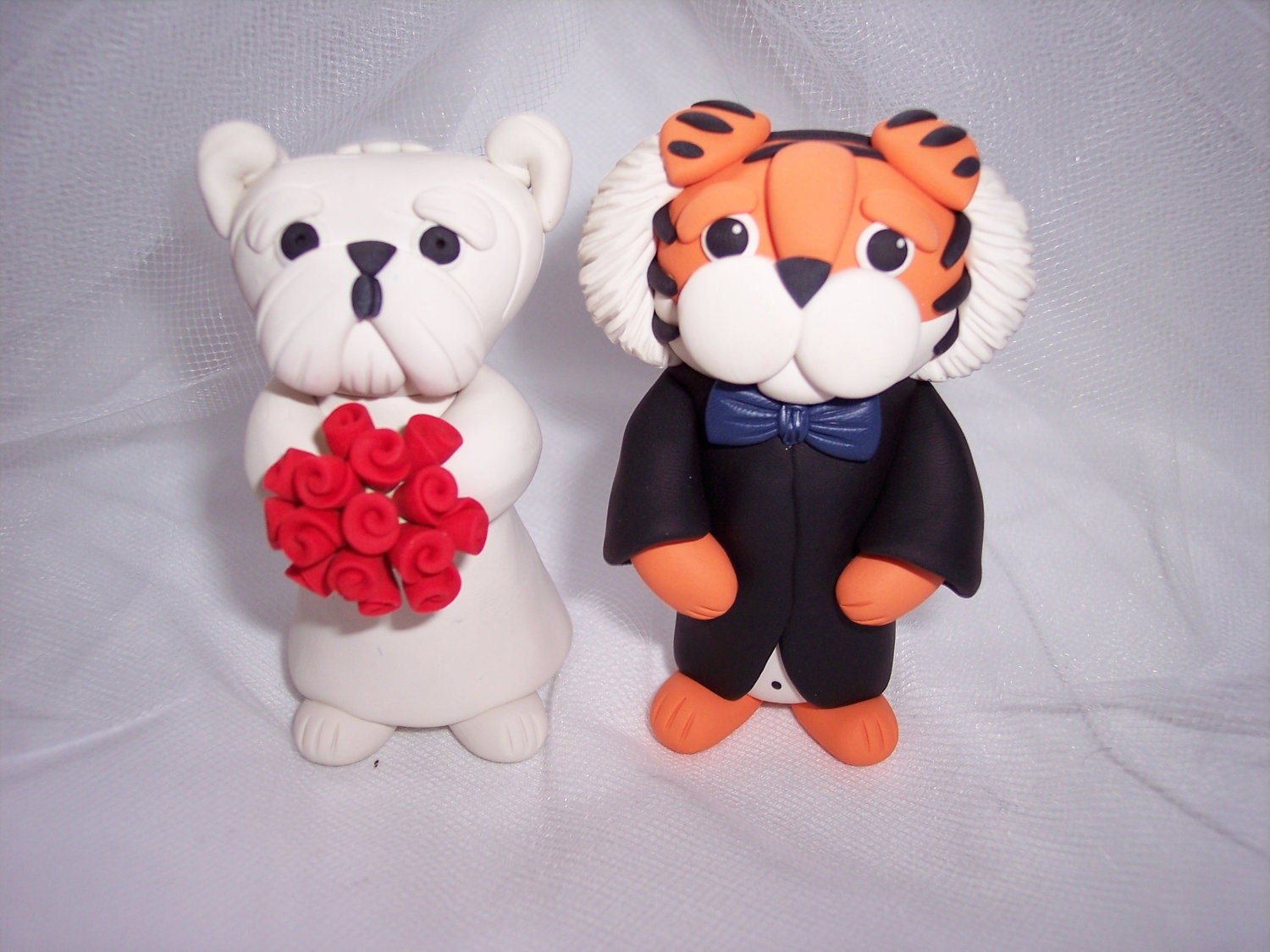 Auburn Wedding Cake Topper