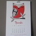 2013 CALENDAR - 6 x 9 Lil' Owls wall calendar