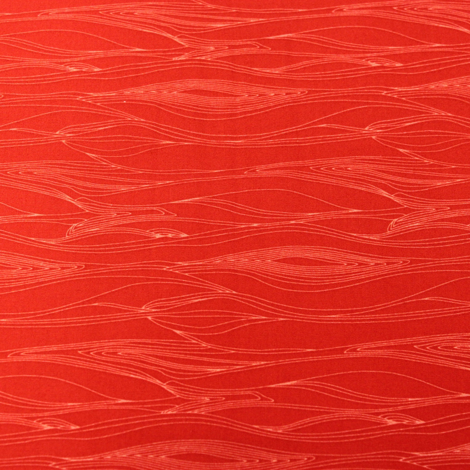 25% OFF The Woodlands Cotton Fabric by Khristian A Howell for Anthology -Woodgrain in Red- 1 Yard