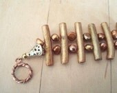 Copper Pearl Bracelet