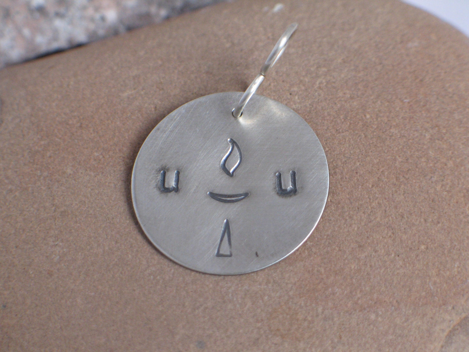 Sterling Silver UU Charm