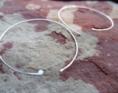 MELISSA recycled sterling hoop earrings