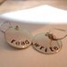 sterling silver read write literacy teacher librarian earrings BIBLIOPHILE