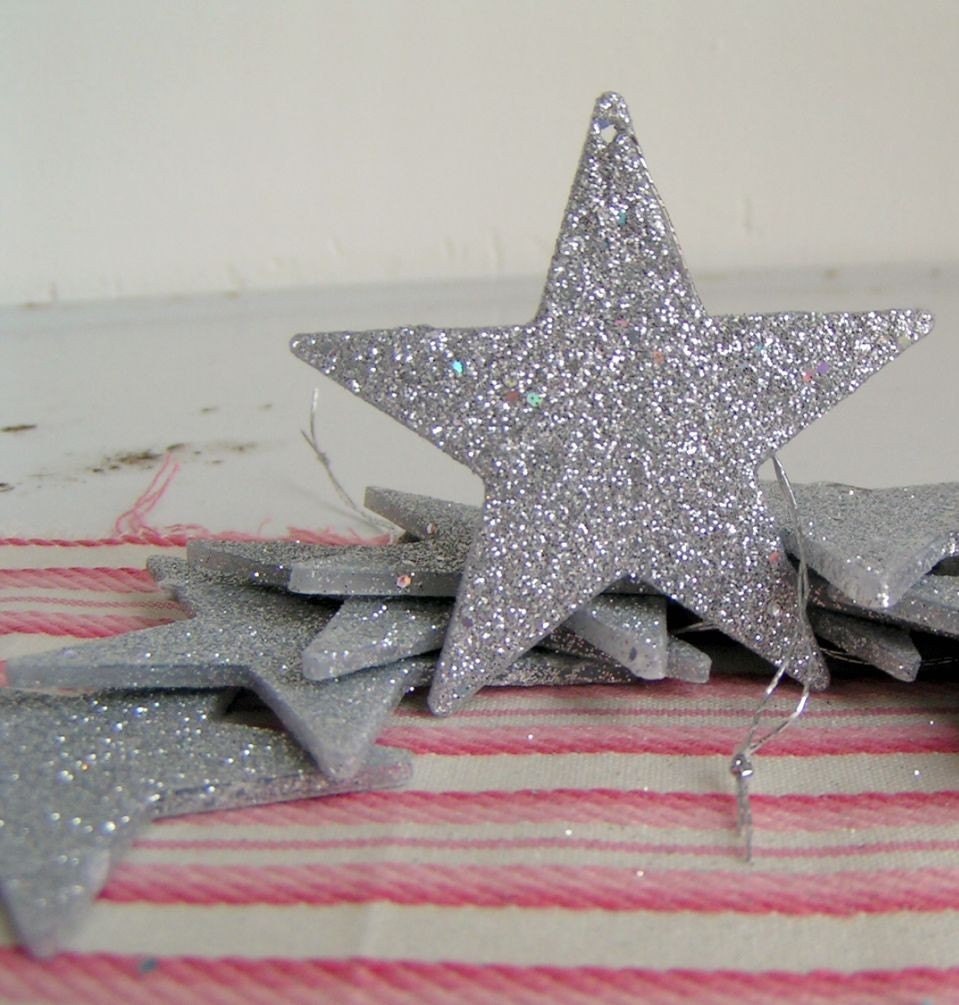 Twinkle Twinkle Glitter Stars. 10 Piece