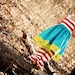 Dr. Seuss knot petal dress and ruffled striped pants