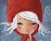 LOU Le petit chaperon rouge  - digital art Print