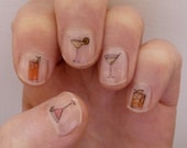 cocktail nail transfers