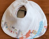 Organic Baby Bib in CUTE CRITTERS, Choose your Favorite