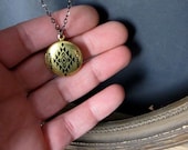 Geo Aztec Inspired Locket