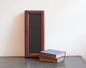 Framed chalkboard, antique wood frame, salvaged wood, industrial