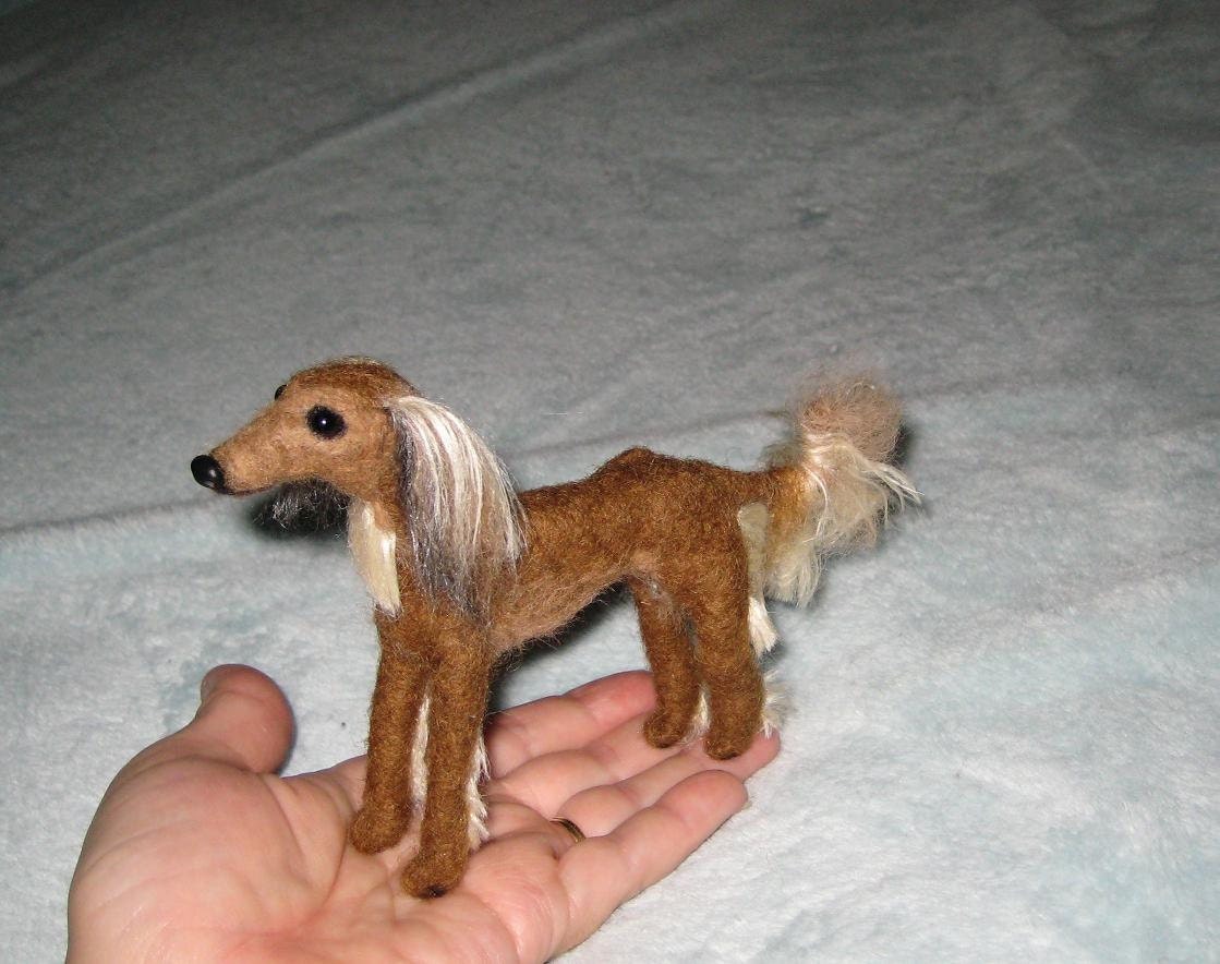 Needle Felted Dog / Custom Miniature Sculpture of your pet
