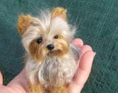 Your Pet in Miniature / Custom handmade Dog Portrait  / Cute / Poseable Art Sculpture - GourmetFelted
