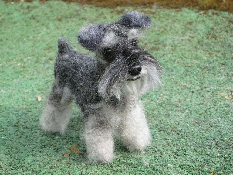 Personalized Pet Memorial / Needle Felted Dog / Custom Miniature Sculpture of your pet / Poseable