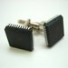 Microchip cufflinks