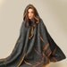 Dark Gray Handwoven Poncho (Sold - Accepting custom orders)