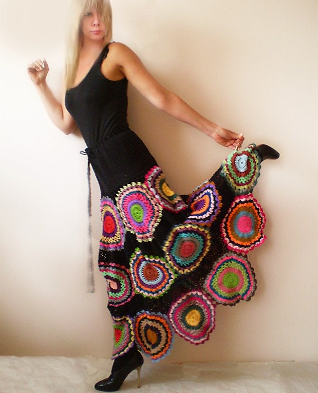 Long Gypsy Circle Skirt