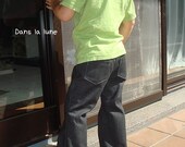 PDF e pattern - Kids boots cut pants - trousers size 1Y