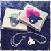 Sterling PIttbull face Necklace