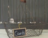 Rustic Wedding Card Basket