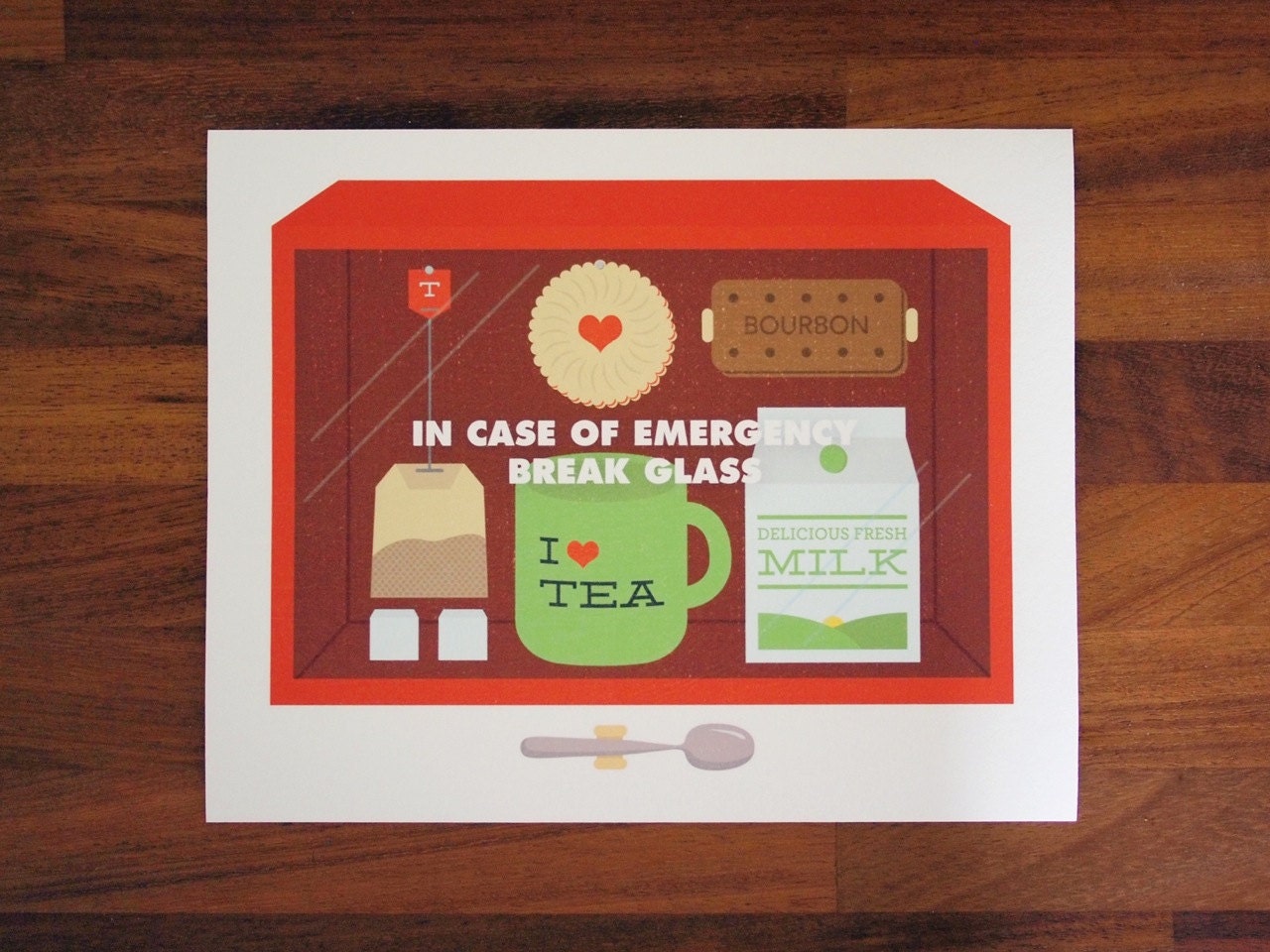 Emergency Tea - illustration print