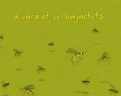 a yard of yellowjackets - limited edition print 1/100