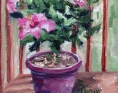Hibiscus Original Oil Painting