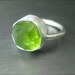 Custom order for Dixie.  Raw Aquamarine Secret Love Ring.