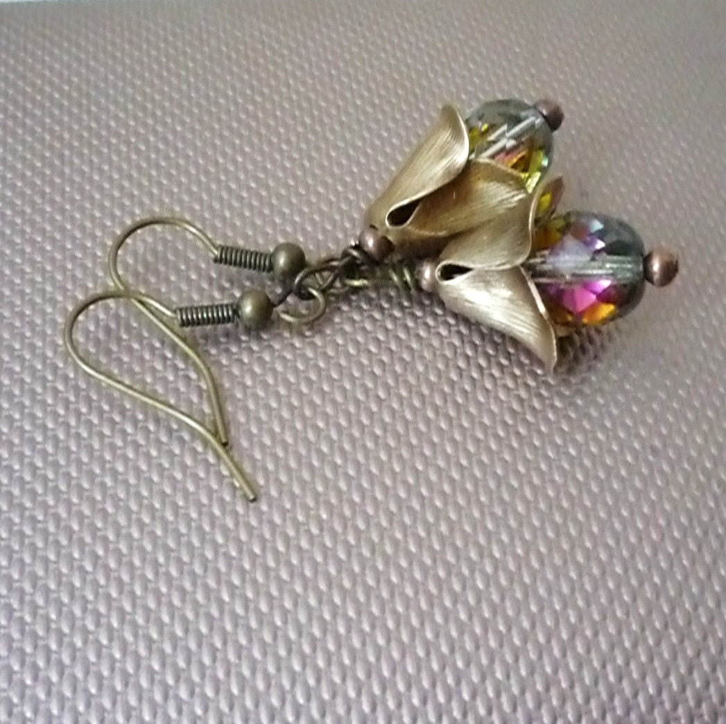 Crystal Rainbow Earrings