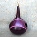 Painted Gourd Birdhouse Purple Nest Box Contemporary Lavender Pearl Pink Stripes