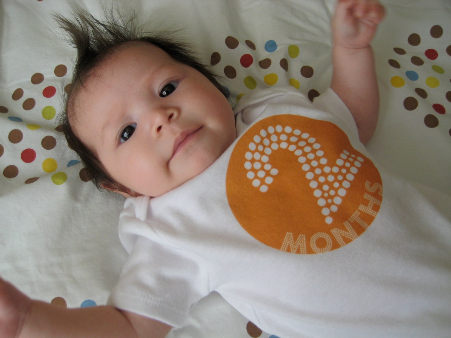 grow BABY grow 12 set Onesies Circle Polka dot