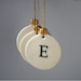 Personalized Letter Christmas Bauble Ornament
